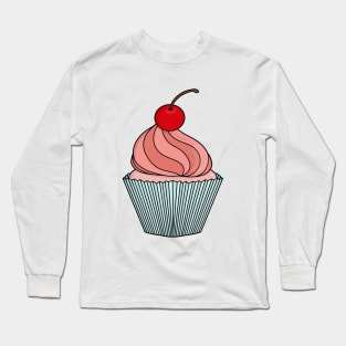 Delicious Cupcake Long Sleeve T-Shirt